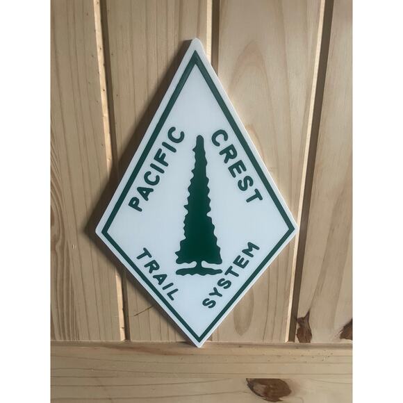 Pacific Crest Trail System Sign 3D Print California Oregon Washington Canada - Picture 1 of 2